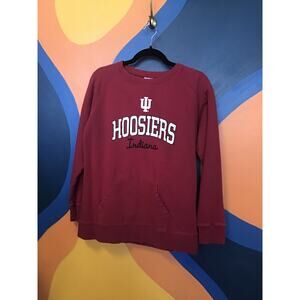 Pel Athletic INDIANA Hoosiers Red Crewneck Sweatshirt Women's Size Medium